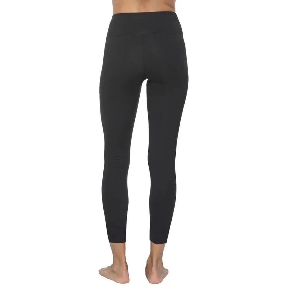 NEW Felina 2 Pack Velvety Soft Women's S 7/8  Legging  High Waist Black
